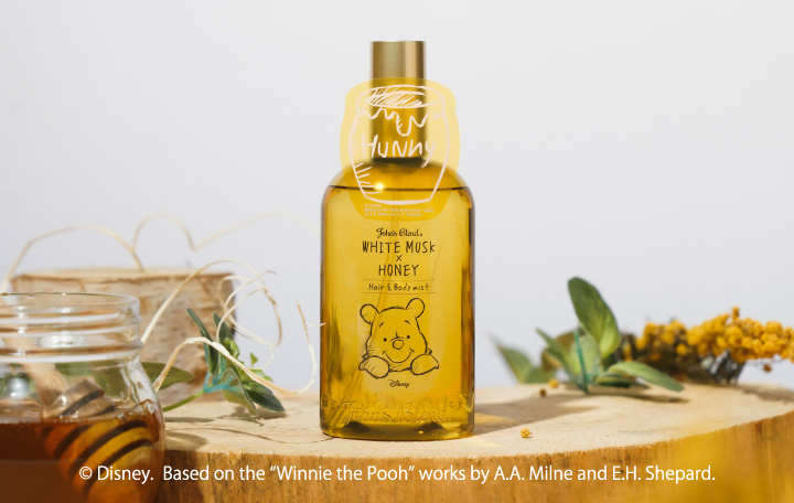 John'sBlend / Disney Pooh / Hair & Body mist ジョンズブレンド / ディズニー プー /　 ヘア&ボディミスト WHITE MUSK × HONEY