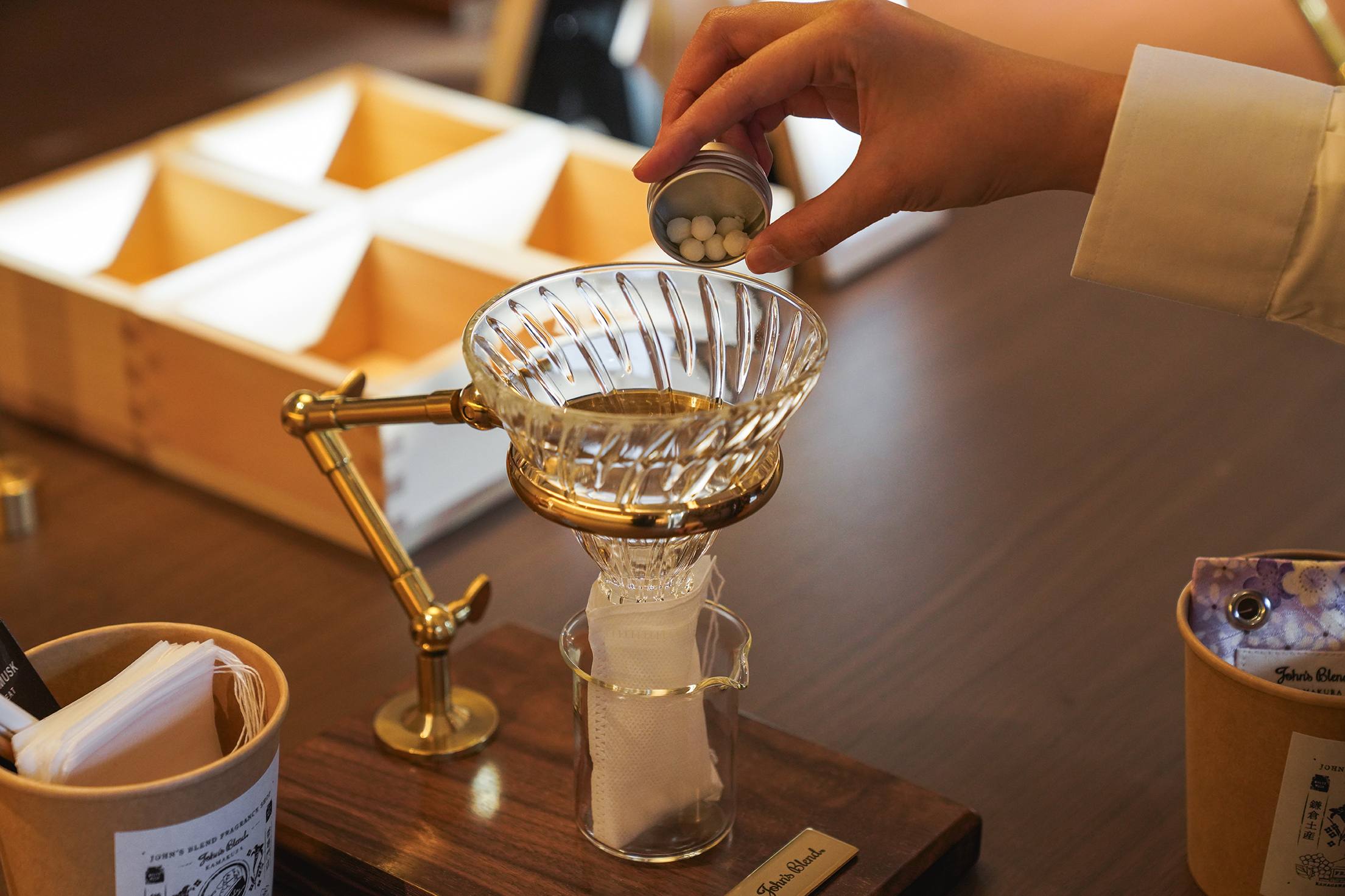 香りをブレンドする